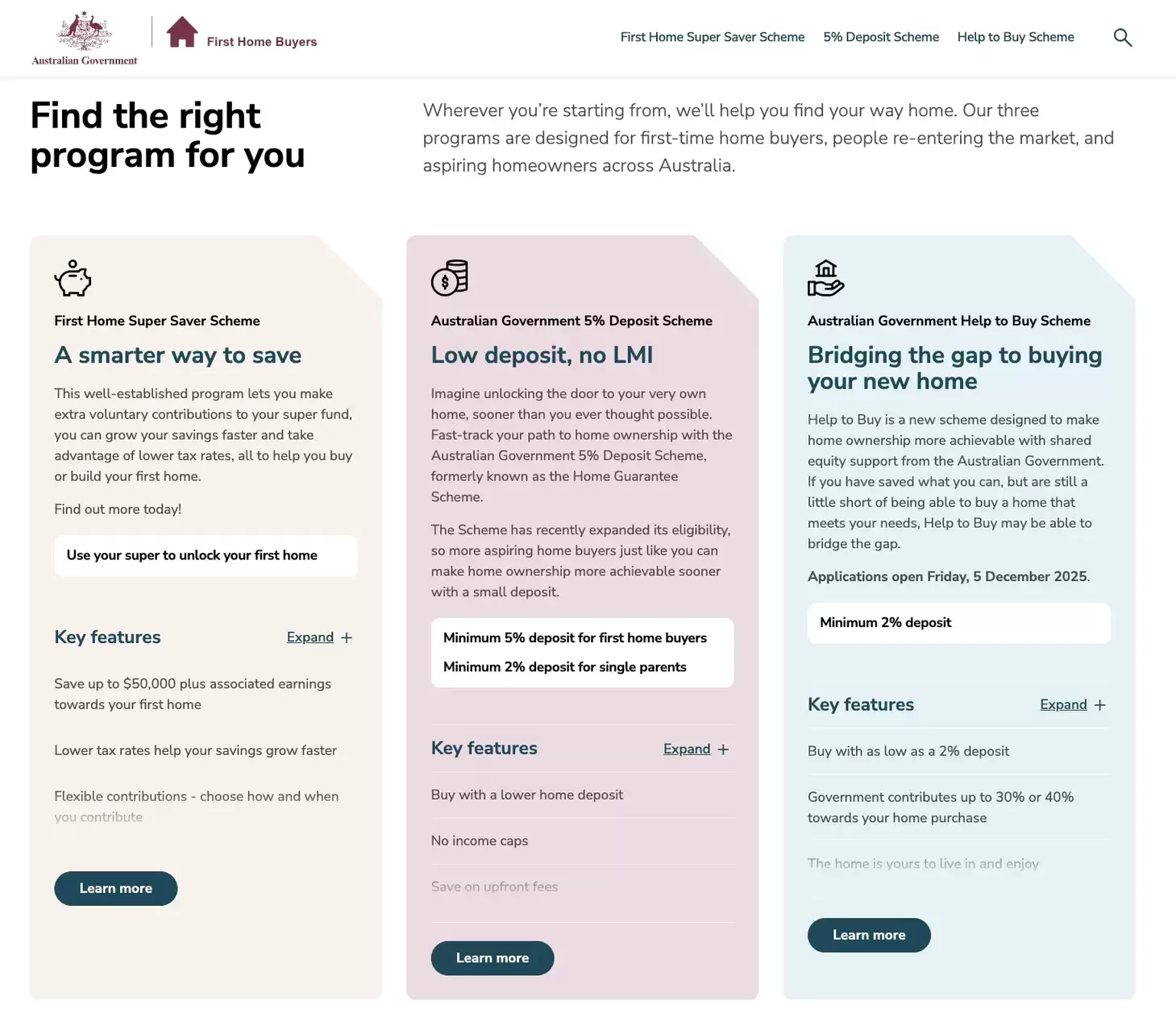 First Home Buyer Schemes