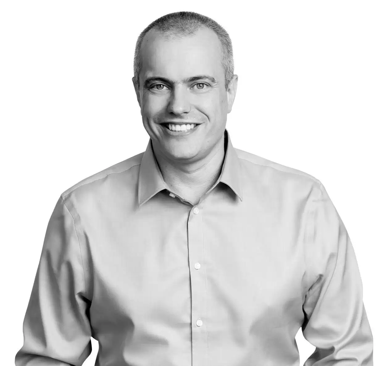 Brendon Cowan, mortgage broker in Ormond, grey scale head shot 