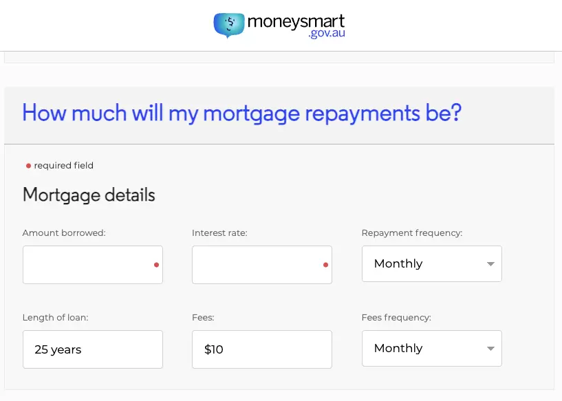 Money Smart Mortgage Calculator