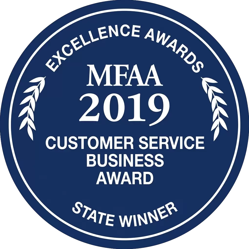 MFAA 2019 Customer Service Business Award