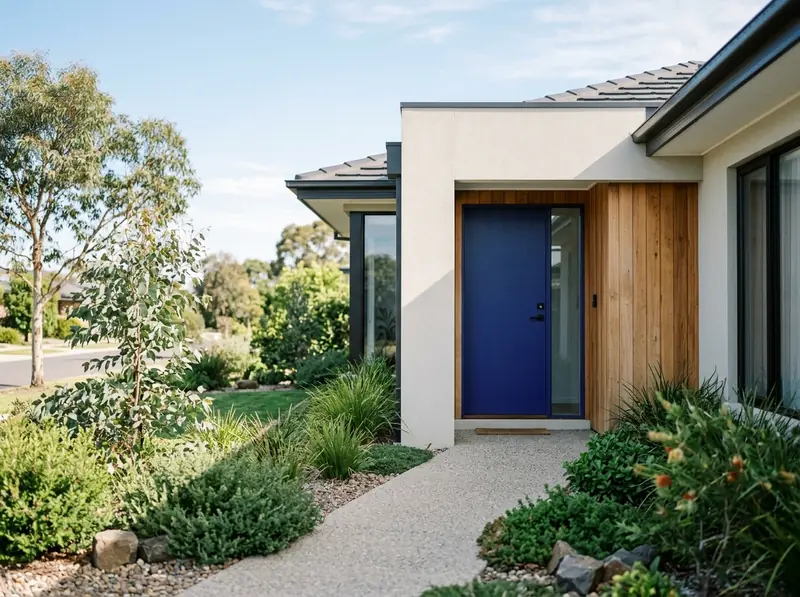 Modern home exterior