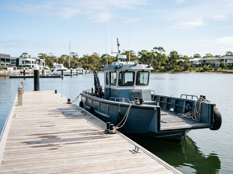 commercial vessel on water
