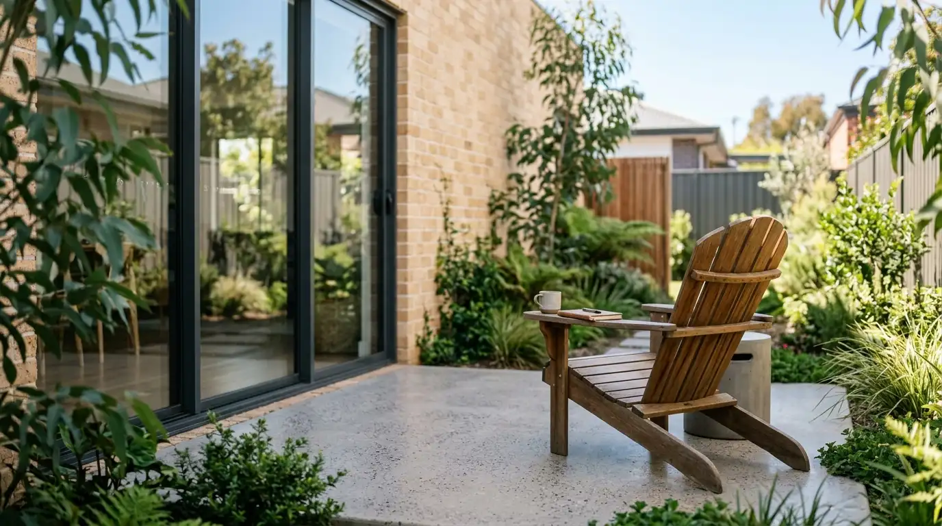 Home garden exterior