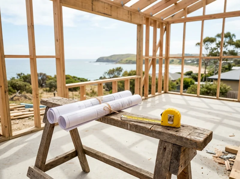 Next Chapter Financial Group broker discussing construction loan options with a client in Geelong