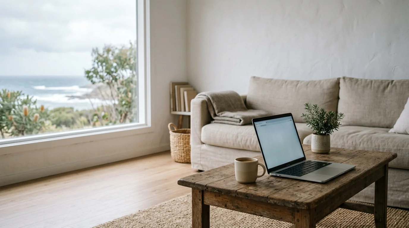 home living room laptop