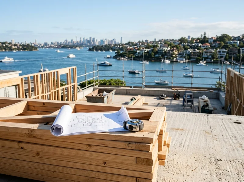 Double Bay mortgage broker discussing construction loan options with a client